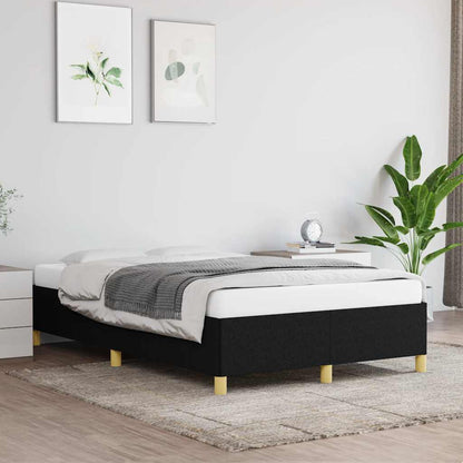 Giroletto senza Materasso Nero 120x190 cm in Tessuto