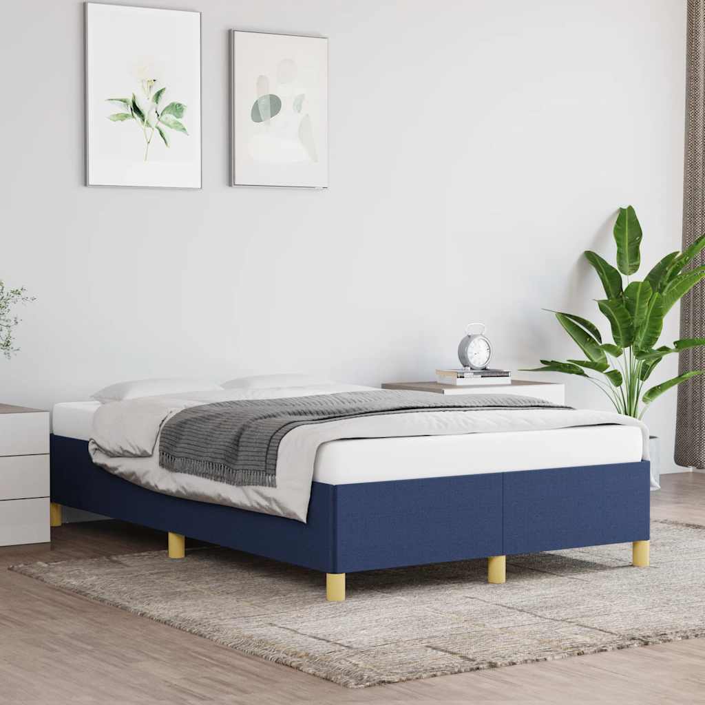 Giroletto senza Materasso Blu 120x190 cm in Tessuto