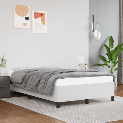 Giroletto senza Materasso Bianco 120x190 cm Similpelle