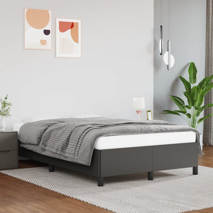 Giroletto senza Materasso Grigio 120x190 cm Similpelle