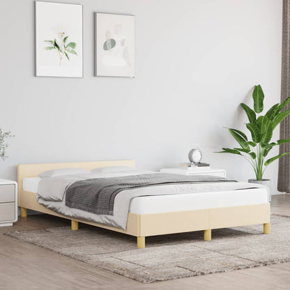 Giroletto senza Materasso Crema 120x190cm in Tessuto