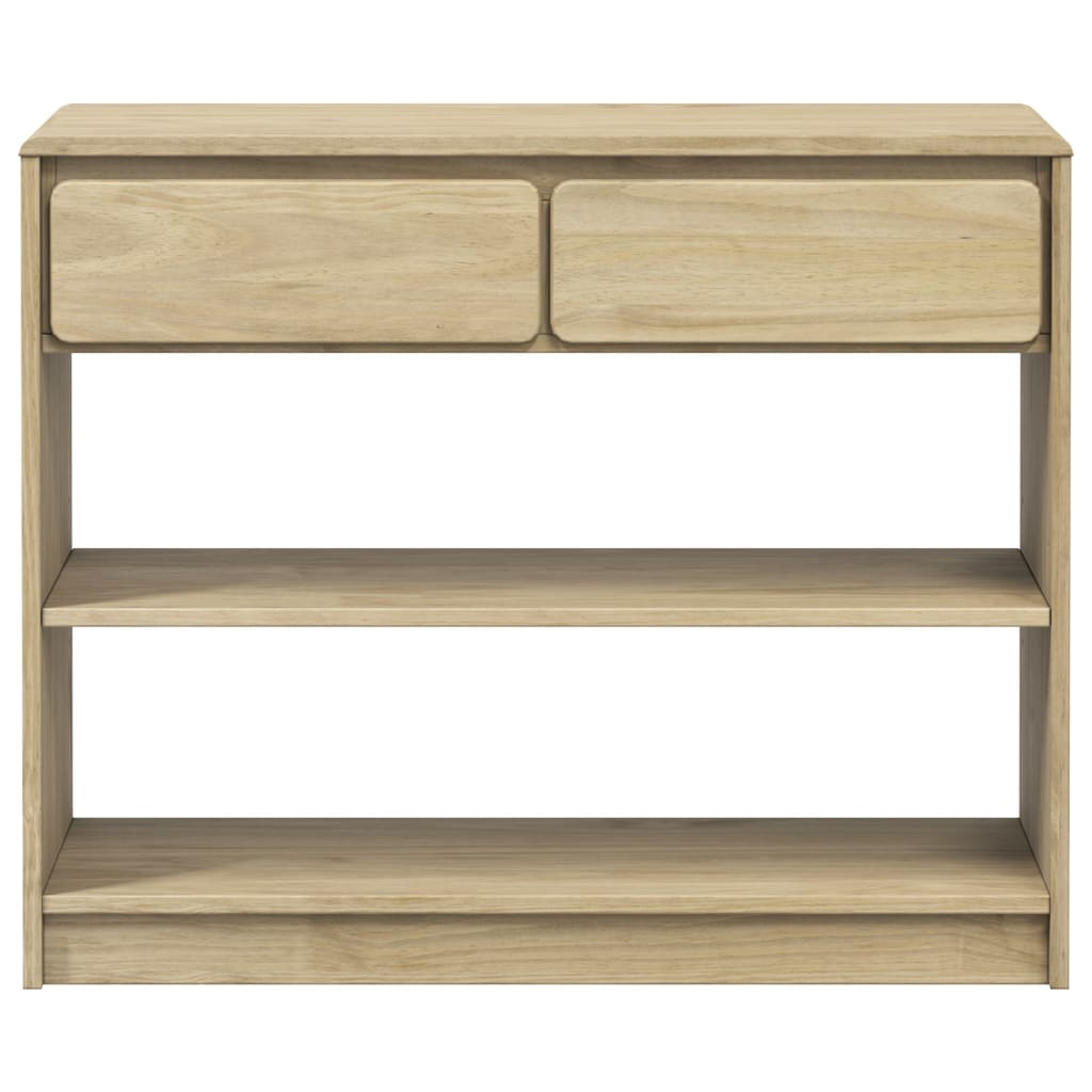 Tavolo Consolle SAUDA Rovere 89,5x36,5x73cm Legno Massello Pino