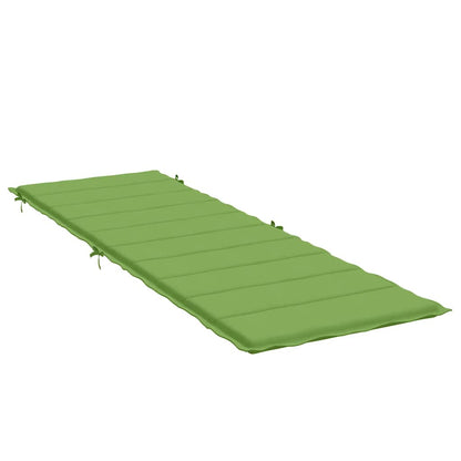 Cuscino per Lettino Prendisole Verde MÃ©lange 186x58x3cm Tessuto