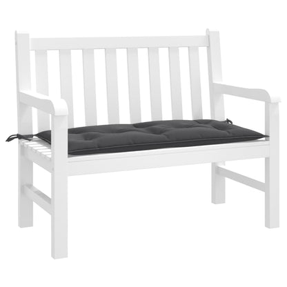Cuscino Panca Giardino Antracite MÃ©lange 100x50x7cm Tessuto