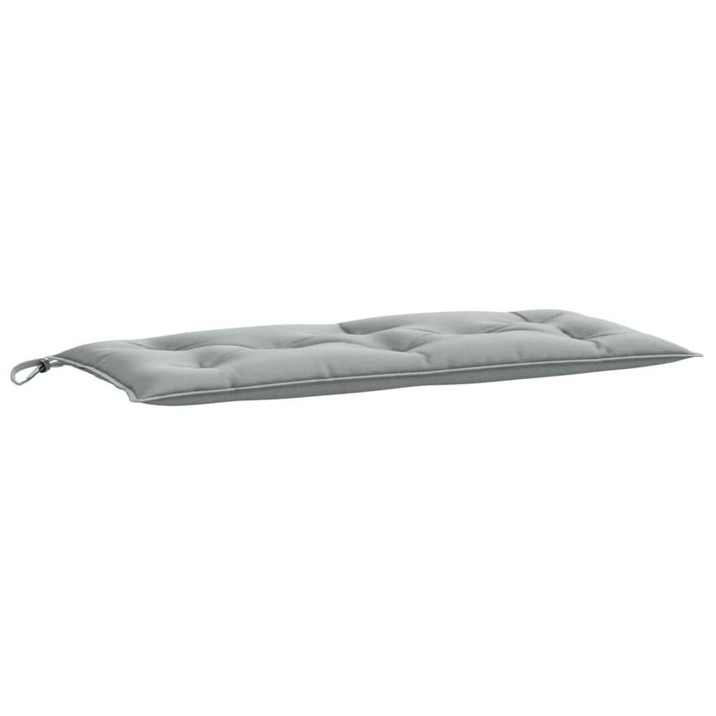 Cuscino Panca Giardino Grigio Chiaro MÃ©lange 100x50x7cm Tessuto