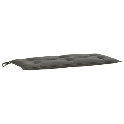 Cuscino Panca Giardino Grigio Scuro MÃ©lange 100x50x7 cm Tessuto