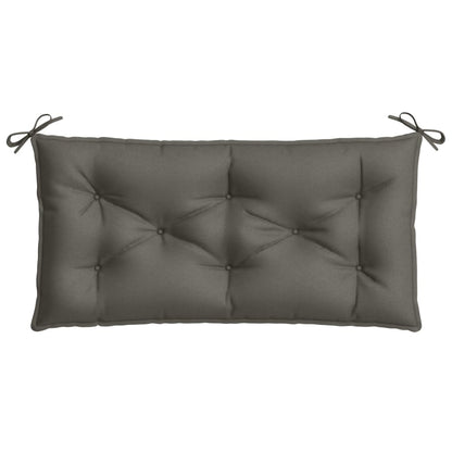Cuscino Panca Giardino Grigio Scuro MÃ©lange 100x50x7 cm Tessuto