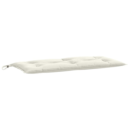 Cuscino Panca Giardino Crema MÃ©lange 100x50x7 cm Tessuto