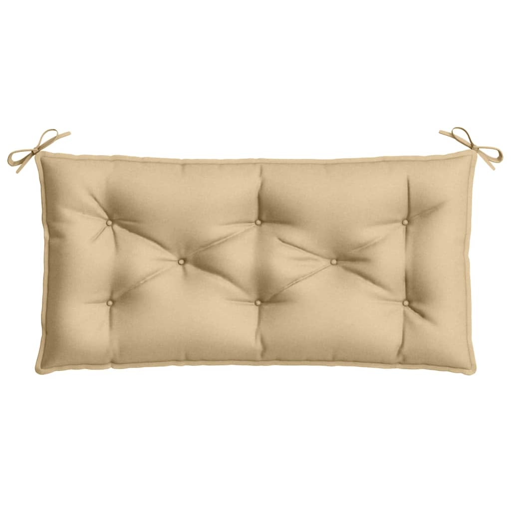 Cuscino Panca Giardino Grigio Scuro MÃ©lange 100x50x7 cm Tessuto
