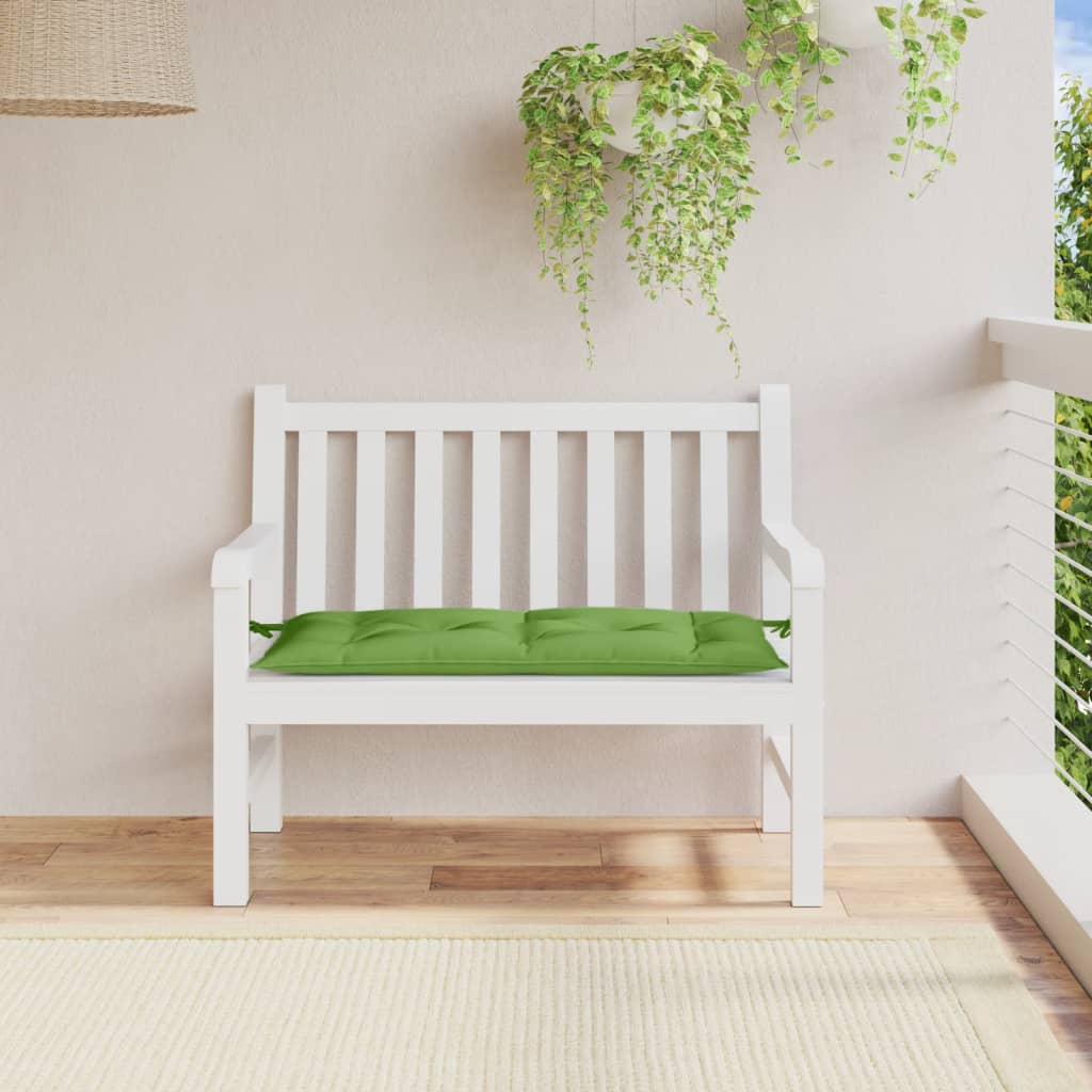 Cuscino Panca Giardino Verde MÃ©lange 100x50x7 cm Tessuto