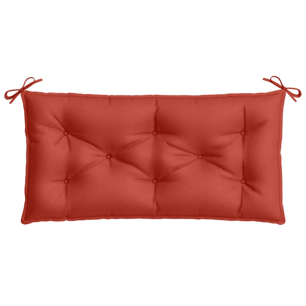 Cuscino Panca Giardino Rosso MÃ©lange 100x50x7 cm Tessuto