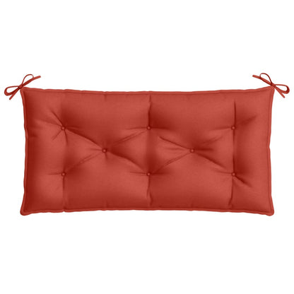 Cuscino Panca Giardino Rosso MÃ©lange 100x50x7 cm Tessuto