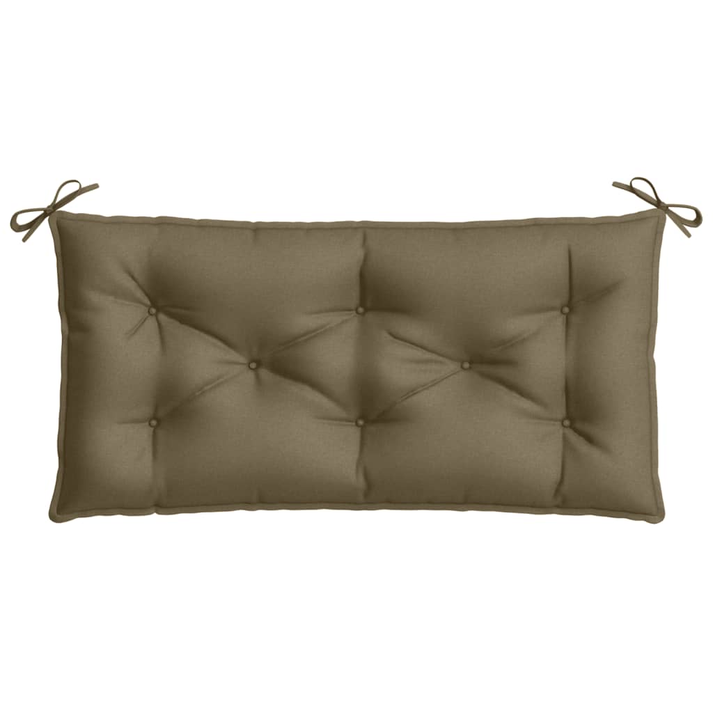 Cuscino Panca Giardino Tortora MÃ©lange 100x50x7 cm Tessuto