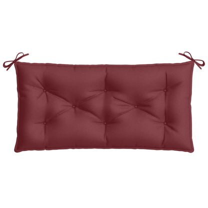 Cuscino Panca Giardino Rosso Vino MÃ©lange 100x50x7 cm Tessuto