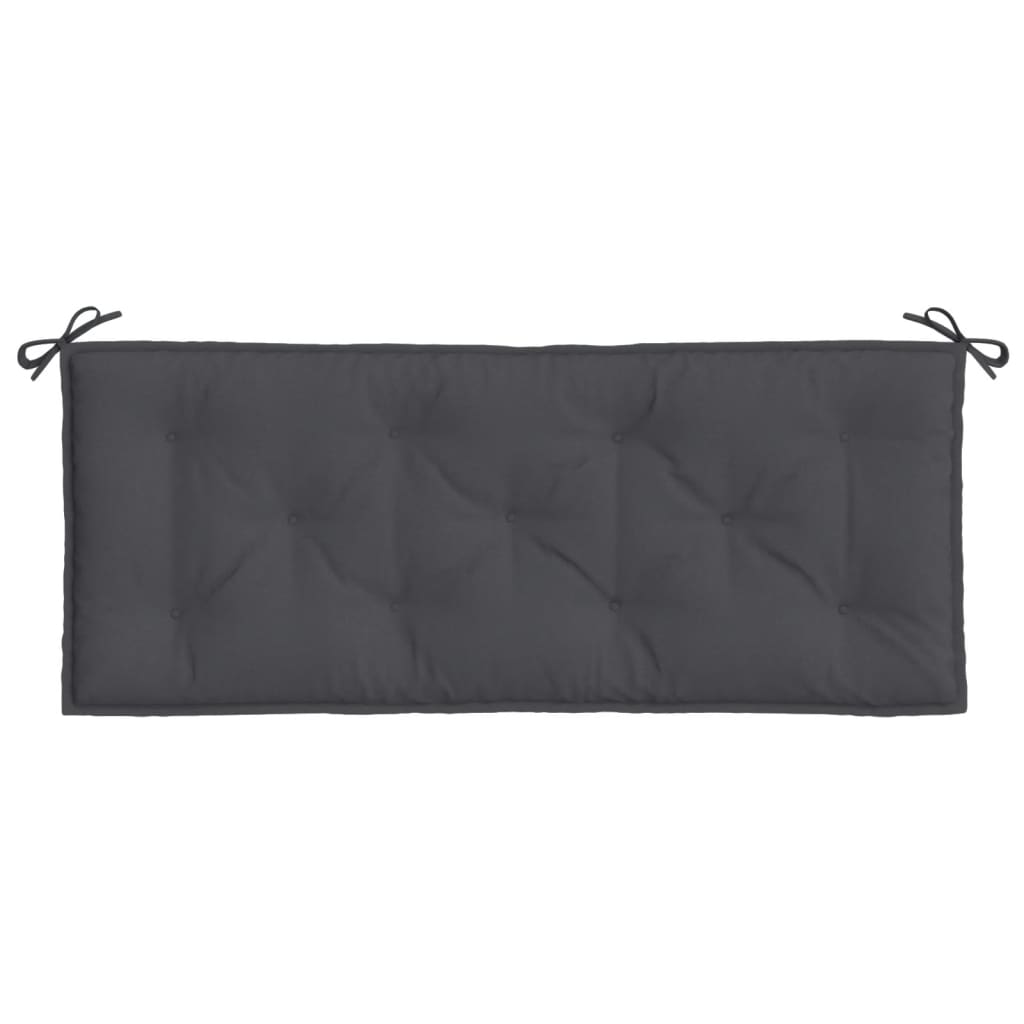 Cuscino Panca Giardino Antracite MÃ©lange 120x50x7 cm Tessuto