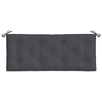 Cuscino Panca Giardino Antracite MÃ©lange 120x50x7 cm Tessuto