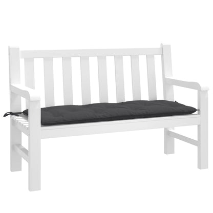 Cuscino Panca Giardino Antracite MÃ©lange 120x50x7 cm Tessuto