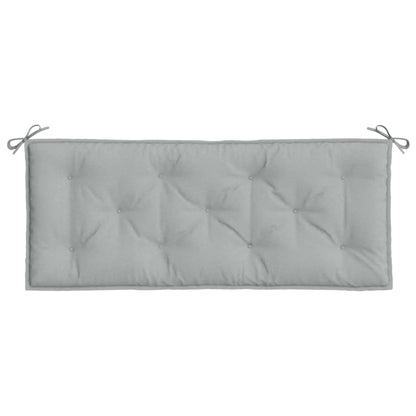 Cuscino Panca Giardino Grigio Chiaro MÃ©lange 120x50x7cm Tessuto