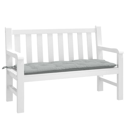 Cuscino Panca Giardino Grigio Chiaro MÃ©lange 120x50x7cm Tessuto