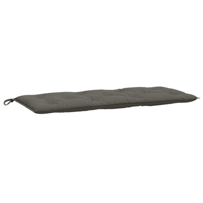 Cuscino Panca Giardino Grigio Scuro MÃ©lange 120x50x7 cm Tessuto