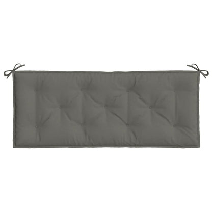 Cuscino Panca Giardino Grigio Scuro MÃ©lange 120x50x7 cm Tessuto