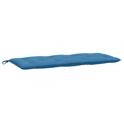 Cuscino per Panca da Giardino Blu MÃ©lange 120x50x7cm in Tessuto
