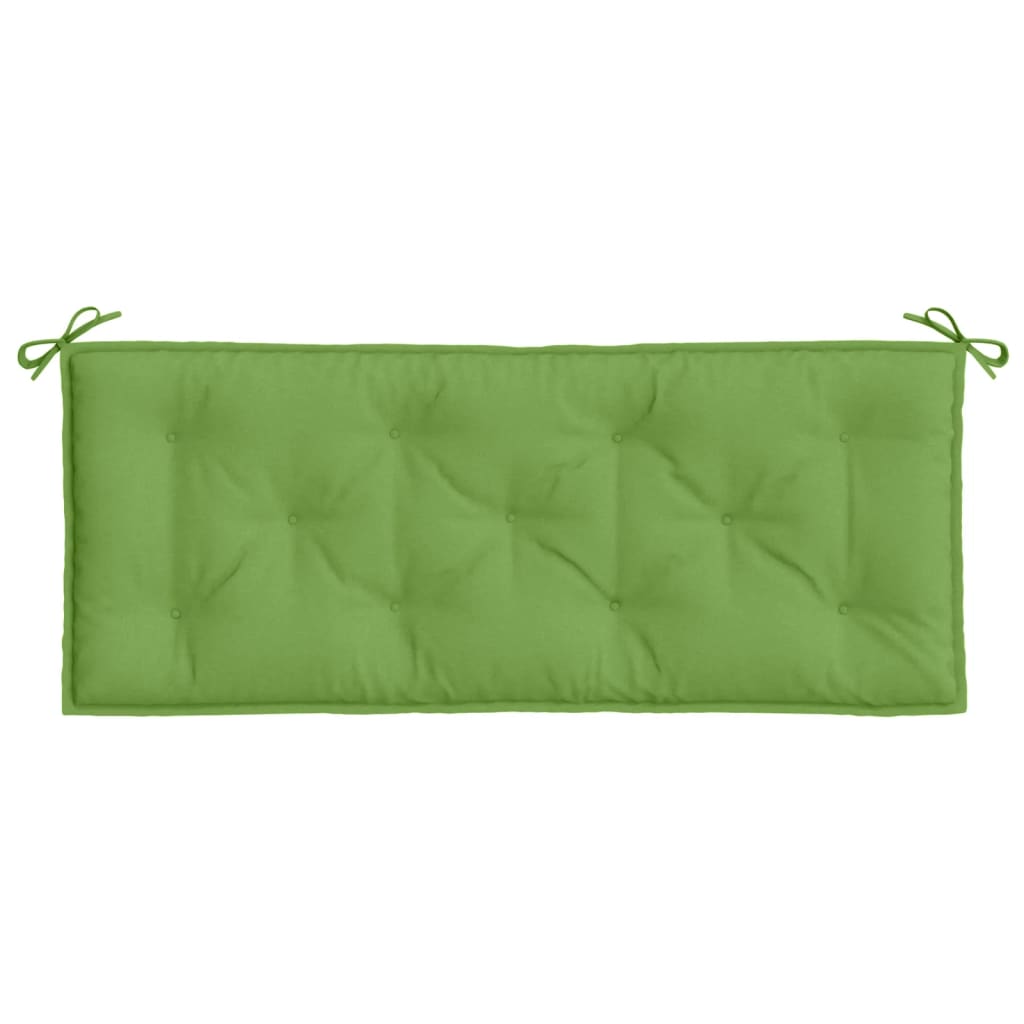 Cuscino per Panca da Giardino Verde MÃ©lange 120x50x7cm Tessuto