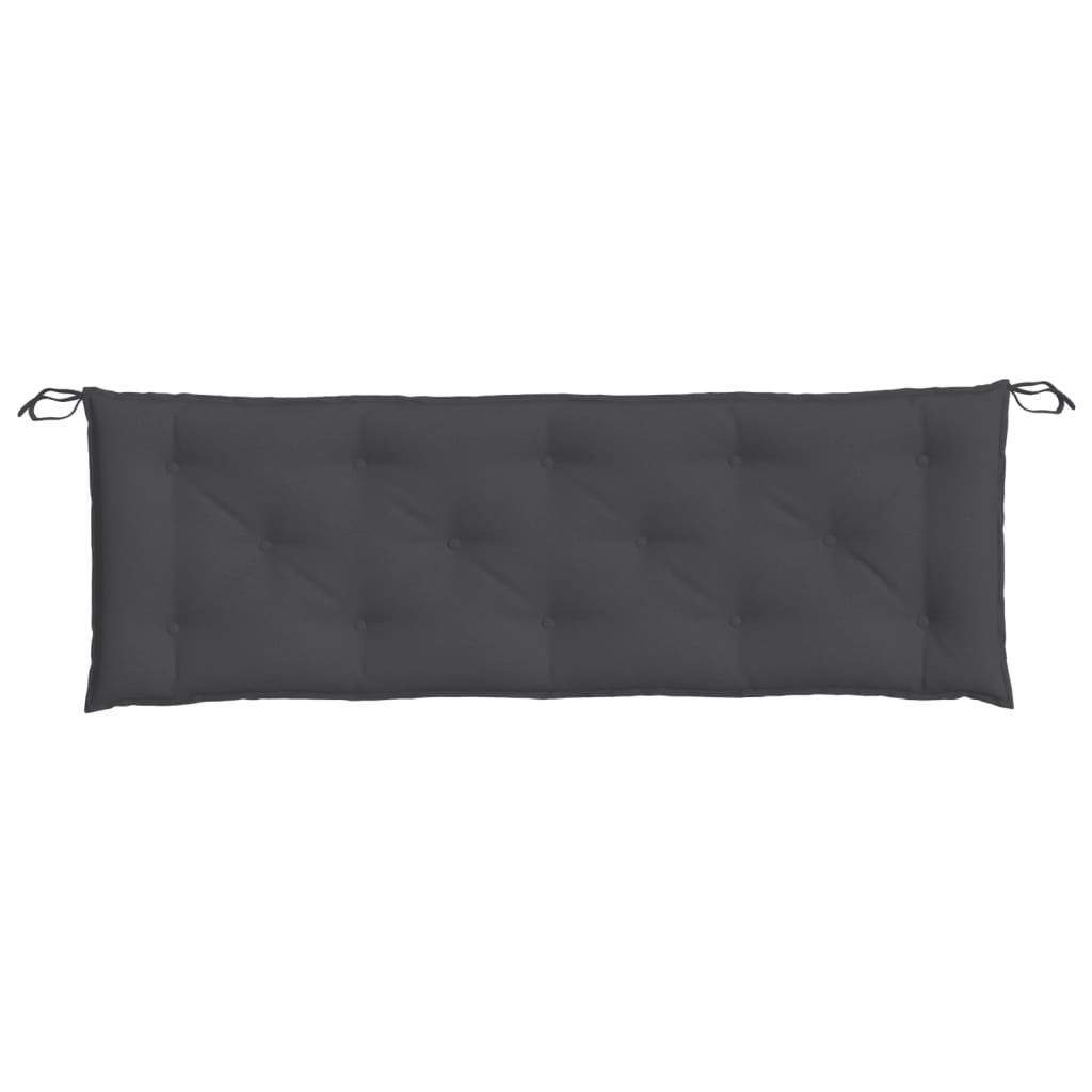 Cuscino Panca Giardino Antracite MÃ©lange 150x50x7 cm Tessuto