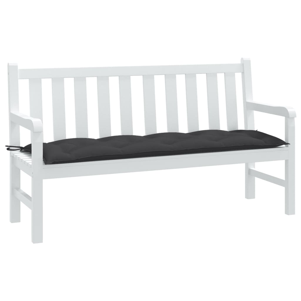 Cuscino Panca Giardino Antracite MÃ©lange 150x50x7 cm Tessuto
