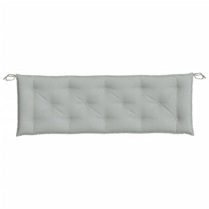 Cuscino Panca Giardino Grigio Chiaro MÃ©lange 150x50x7cm Tessuto