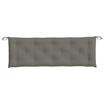 Cuscino Panca Giardino Grigio Scuro MÃ©lange 150x50x7 cm Tessuto