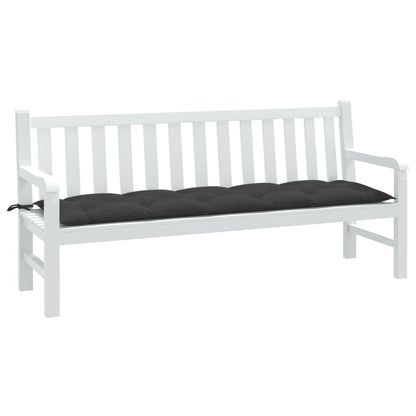 Cuscino Panca da Giardino Antracite MÃ©lange 100x50x7cm Tessuto