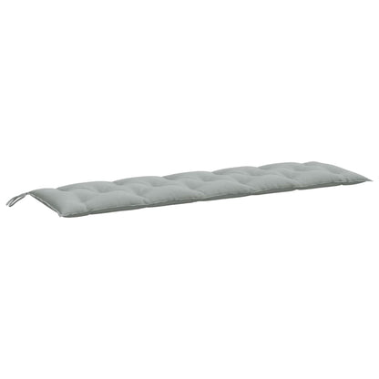 Cuscino Panca Giardino Grigio Chiaro MÃ©lange 180x50x7cm Tessuto