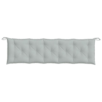 Cuscino Panca Giardino Grigio Chiaro MÃ©lange 180x50x7cm Tessuto