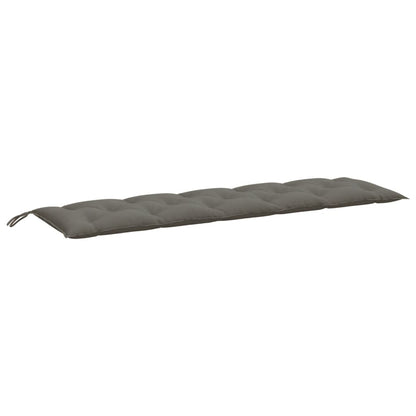Cuscino Panca Giardino Grigio Scuro MÃ©lange 180x50x7 cm Tessuto