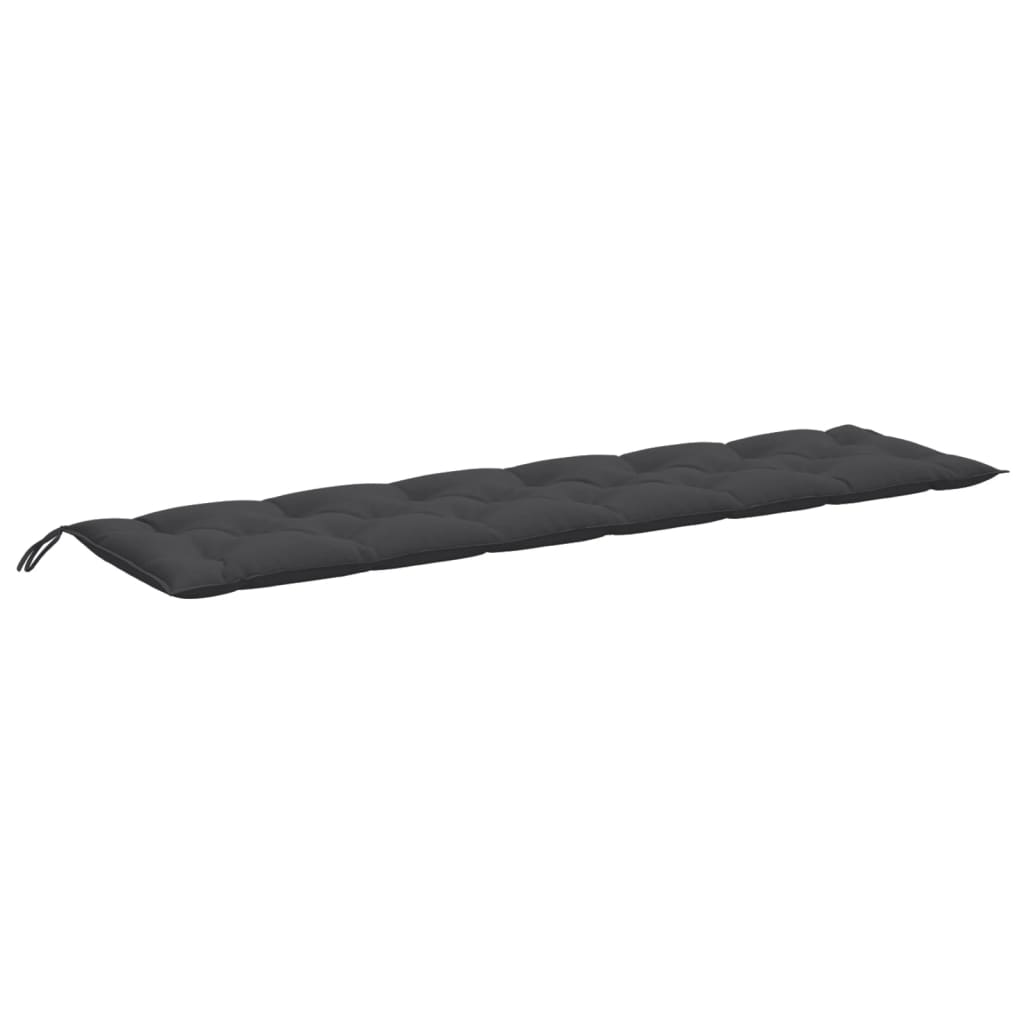 Cuscino Panca Giardino Antracite MÃ©lange 100x50x7cm Tessuto