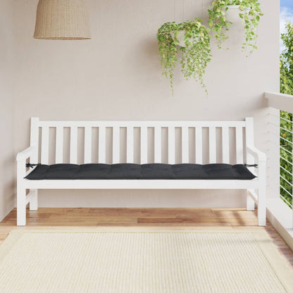 Cuscino Panca Giardino Antracite MÃ©lange 100x50x7cm Tessuto