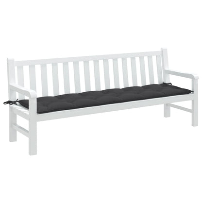 Cuscino Panca Giardino Antracite MÃ©lange 100x50x7cm Tessuto