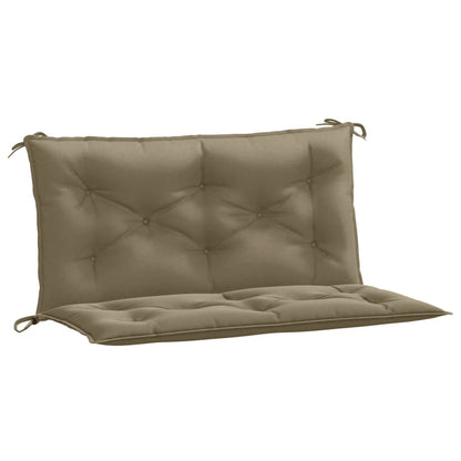 Cuscini Panca Giardino 2pz Tortora MÃ©lange 100x50x7cm Tessuto