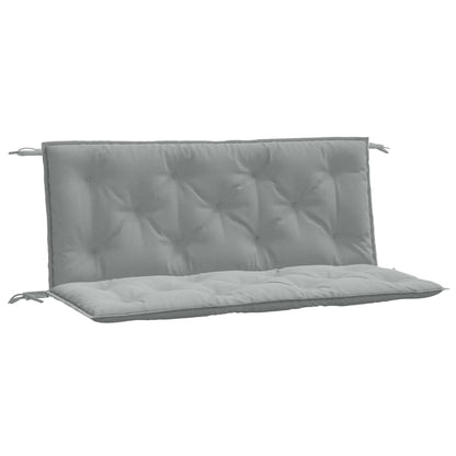 Cuscini Panca Giardino 2pz Grigio Chiaro MÃƒÂ©lange 120x50x7cm