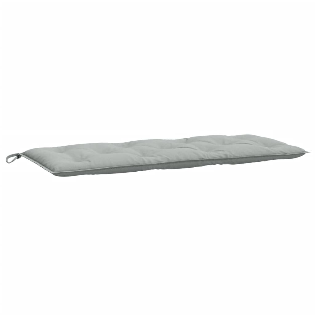 Cuscini Panca Giardino 2pz Grigio Chiaro MÃƒÂ©lange 120x50x7cm
