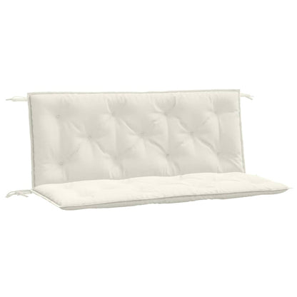 Cuscini Panca Giardino 2pz Crema MÃ©lange 120x50x7 cm in Tessuto