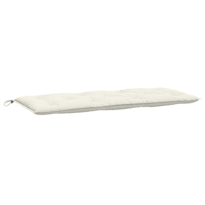 Cuscini Panca Giardino 2pz Crema MÃ©lange 120x50x7 cm in Tessuto