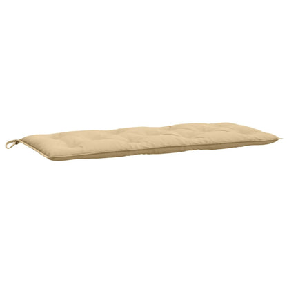 Cuscini Panca Giardino 2pz Beige MÃ©lange 120x50x7 cm in Tessuto