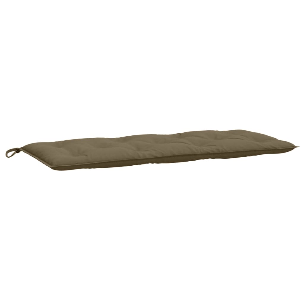 Cuscini Panca Giardino 2pz Tortora MÃƒÂ©lange 120x50x7 cm Tessuto
