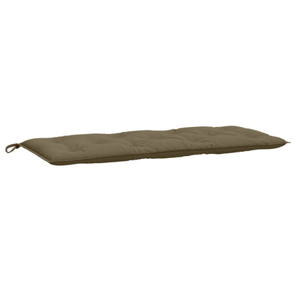 Cuscini Panca Giardino 2pz Tortora MÃƒÂ©lange 120x50x7 cm Tessuto