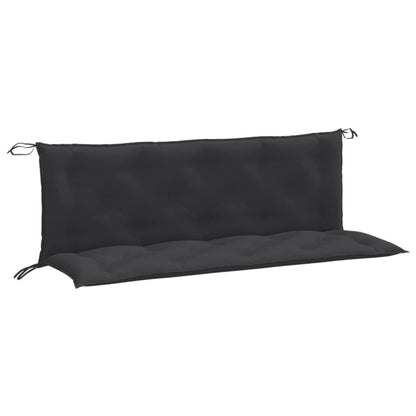 Cuscini Panca Giardino 2pz Antracite MÃ©lange 150x50x7cm Tessuto
