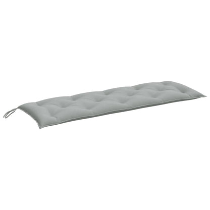 Cuscini Panca Giardino 2pz Grigio Chiaro MÃ©lange 150x50x7 cm