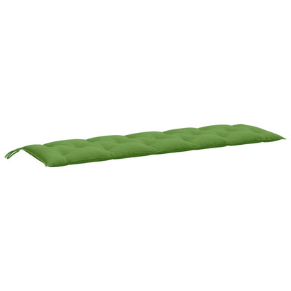 Cuscini Panca Giardino 2pz Verde MÃ©lange 180x50x7 cm Tessuto