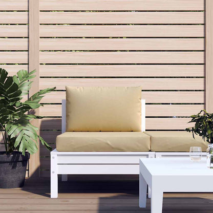 Cuscini per Pallet 2 pz Beige MÃ©lange in Tessuto